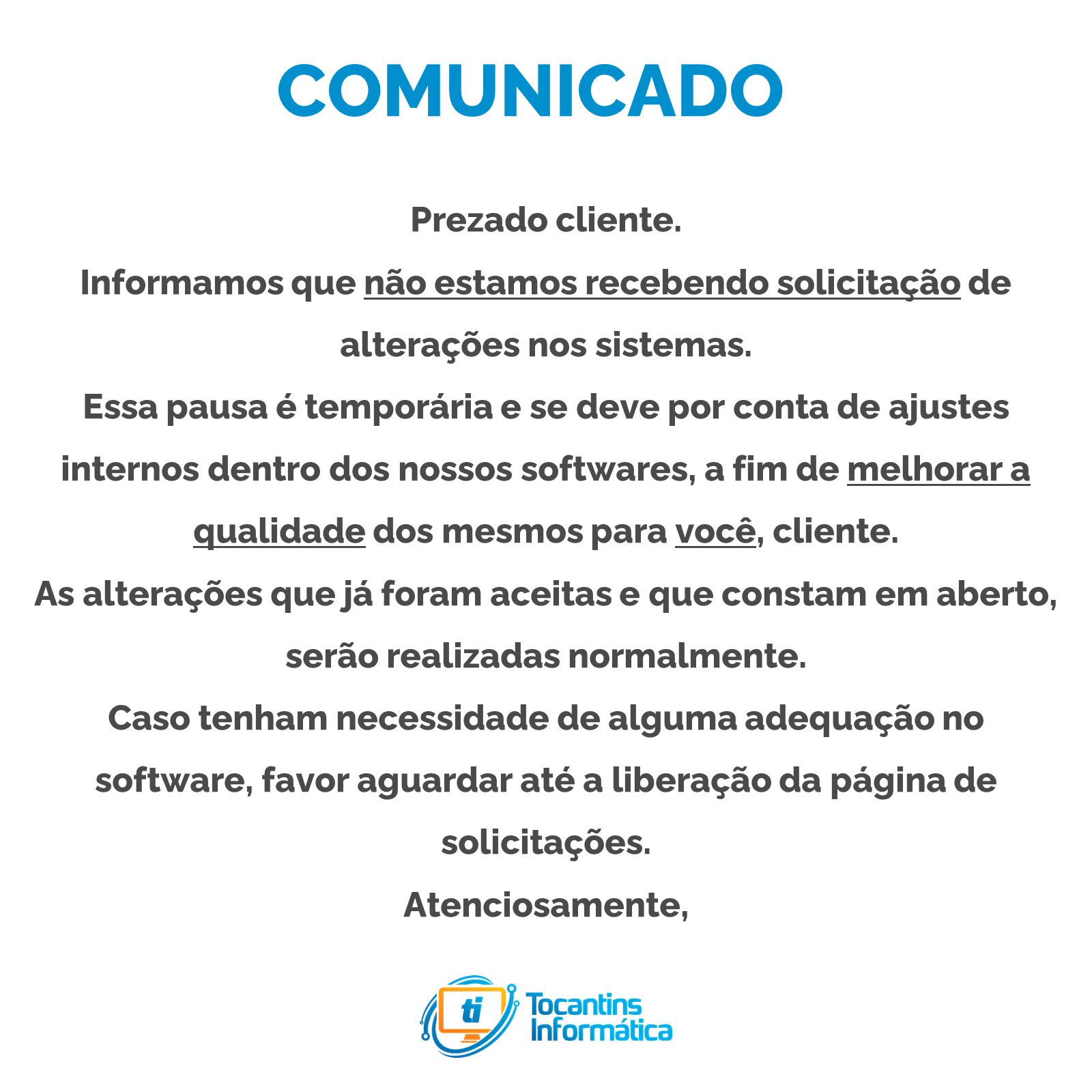 COMUNICADO